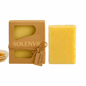 Cicatrização Natural com Sabonete de Calêndula 80g – Calmante e Feito à Mão