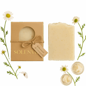 Relaxe com Sabonete de Camomila 80g – Vegano Suavidade Natural para a Pele