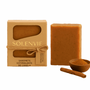Canela e Energia – Sabonete Estimulante Vegano 80g com Aroma Marcante