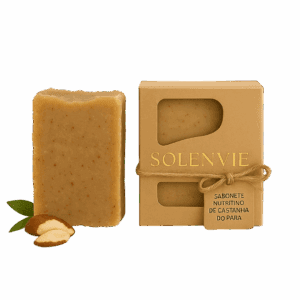 Sabonete Nutritivo de Castanha do Pará 80g – Vegano Natural e Hidratante