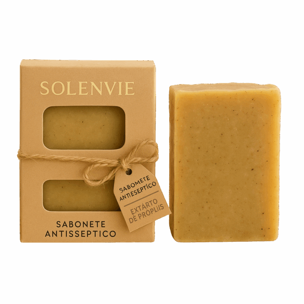 Antisséptico Natural 80g – Sabonete de Própolis Artesanal para Cuidados Diários