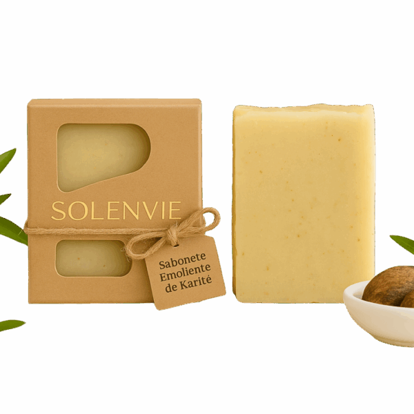 Karité para Pele Macia – Sabonete Emoliente Natural e Vegano 80g