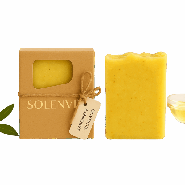 Limão Siciliano e Vitalidade – Sabonete Energizante Vegano 80g Natural