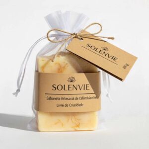 Sabonete Natural Protetor de Calêndula e Mel 100g – Vegano e Feito à Mão
