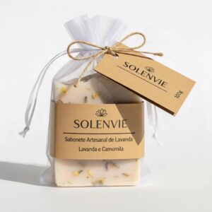 Lavanda e Camomila contra o Estresse – Sabonete Antiestresse Vegano 100g