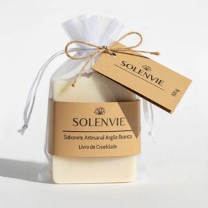 Sabonete Clareador 100g de Argila Branca – Pele Iluminada com Cosmético Natural