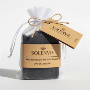 Sabonete Detox Carvão Ativado 100g – Limpeza Profunda Vegana Natural e Artesanal