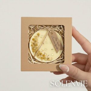 Lembrancinhas Personalizadas Manhã Serena Caixinhas de Sabonetes Naturais Artesanais 40g