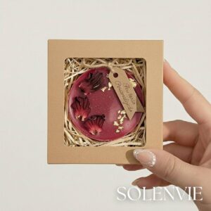 Lembrancinhas Personalizadas Vinho & Rosas Caixinhas de Sabonetes Naturais Artesanais 40g